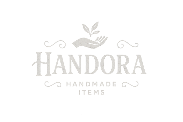 create logo for name Handora its inver logo and its for hand made items